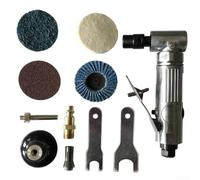 Amoladora angular neumática de 90 grados resistente de 20000 rpm, amoladora de aire de 1/4 pulgada para máquina pulidora de metal de entrada BSP para uso en taller, modelo de escape trasero