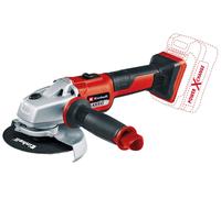 Amoladora angular profesional inalámbrica AXXIO, 18 voltios (roja/negra, sin batería ni cargador)