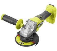Amoladora angular RYOBI sin escobillas, 18V, diámetro de 125 mm, 8000-9200 RPM, protector combinado 2 en 1