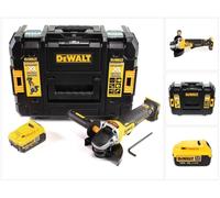 Amoladora angular sin cable DeWalt DCG 406 NT 18V 125mm sin escobillas + 1x batería 4.0Ah + TSTAK - sin cargador