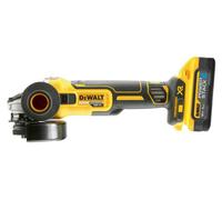 Amoladora de 125 mm, 18V, DEWALT DCG405H2T-QW, sin escobillas, con maletín y 2 baterías de 5,0 Ah POWERSTACK