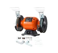 Amoladora de banco 6 pulgadas con Motor sin escobillas 2.1A, amoladora mesa velocidad única, afilador cuchillos for pulido doméstico