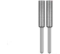 Amoladora de cadena de motosierra con piedra de afilar de diamante para sierra eléctrica, oro, 4,8 mm de diámetro, paquete de 6 (L)