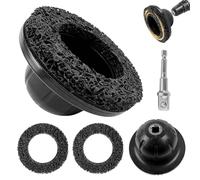 Amoladora de cubos, lijadora de cabeza esférica, interior de 90 mm, exterior de 150 mm, incluye biela de 1/2", cepillo para bujes de rueda, limpieza para cambio de llanta, limpieza del cubo de rueda