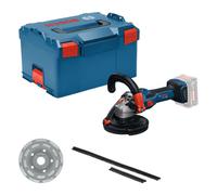Amoladora de hormigón a batería gbr 18v-15 s con bosch professional