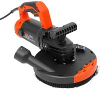 Amoladora de hormigón, fresadora para rehabilitación, juego de 180 mm, 5000 W, amoladora angular con cubierta antipolvo, con control de velocidad de 1 a 6 marchas, para lijar paredes de cemento y suel