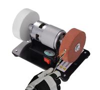 Amoladora de mesa - Mini 100W silenciosa disco 7 cm | Pequeña Pulidora De Banco,Para taller doméstico de metal, pulido para joyería, rectificado, modelismo y