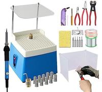Amoladora De Vidrio, Kit De Inicio For Vitrales, Kit Profesional De Inicio Con amoladora De Vidrio, amoladora Eléctrica, Kit De Corte De Vidrio Y Pistola De Soldadura, For Principiantes.