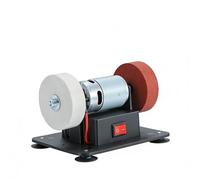 Amoladora Eléctrica Mini Banco Esmeril Pulidora Ruedas Opuestas para Trabajar Simultáneamente Chasis de Metal y Cerámica Adecuada para Pulido Mantenimiento Aficionados, 550欧规 塑料款