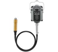 Amoladora flexible de 1200W y 30.000 RPM, herramienta rotativa eléctrica con control mediante pedal, ideal para tallado y con un kit de accesorios de 112 piezas para lijado, pulido, corte y abrillanta