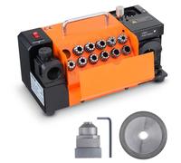 Amoladora para brocas VEVOR MR-13A, con un mástil de sujeción de 4500 RPM y 11 portabrocas, diseñada para brocas de diámetro φ3-13 mm.