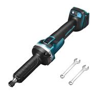 Amoladora Recta Compatible con Batería Makita de 18V, Multifunción Profesional Sin Escobillas Amoladora Bateria con 4 Velocidades Variables para Lijar, Pulir, Grabar(Batería no Incluida)