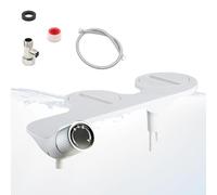 AMONENZ Bidet para WC, Monomando Bidet Portatil para WC, von Ducha Doble, Accesorio No Eléctrico para Bidé, para Hoteles y Baños