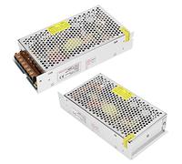 AMONIDA Adaptador de Controlador de Fuente de Alimentación de Interruptor DC12V Protección contra Cortocircuitos de Alta Eficiencia para Pantalla LED Aleación de Aluminio 1 Unidad (S-150-12