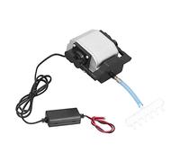 AMONIDA Bomba de Oxígeno para Pecera, Aireación Doméstica Pequeña y Eficiente para Pesca, Bomba de 12V para Uso en Acuarios (de Aire 12V DC 30L 16W [configuración)