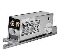 AMONIDA Cerradura de Perno Eléctrico de 12V CC, Cerradura Electromagnética Duradera para Edificios de Oficinas, Puertas de Madera de Vidrio, Acero Inoxidable