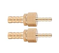 AMONIDA Conector de Púas para Manguera de Latón, 2 uds., Tapón Reductor Duradero para Mantenimiento de Tuberías, Tamaño de 4-10mm, Ideal para Fontanería