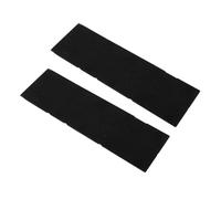 AMONIDA Cucharas Medidoras Planas 3 en 1, Utensilios de Silicona Plegables para Cocinar y Hornear, Diseño Compacto con Función Magnética, Juego de 2 (L Negro)