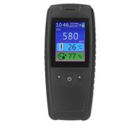 AMONIDA Detector de Dióxido de Carbono Monitor de CO2 Portátil de Alta Precisión para Calidad del Aire Interior Oficina en Casa ABS 1 Unidad