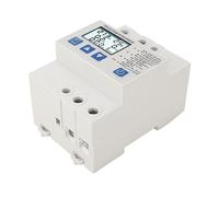 AMONIDA Dispositivo de Protección contra Sobretensión de Autorecuperación AC230V para Monitoreo de Equipos Eléctricos Ajustes 1A-63A