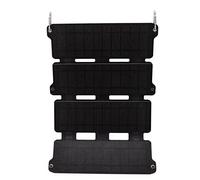 AMONIDA Panel Solar Flexible Monocristalino 14W Salida USB Plegable para Actividades Al Aire Libre Viajes (BLACK)