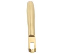 AMONIDA Pelador de Limón Zester, Herramienta Esencial de Cocina Duradera y Resistente a la Corrosión para Preparar Fácilmente la Fruta, 1 Pieza (GOLD)