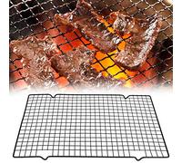 AMONIDA Red Rectangular para Parrilla de Barbacoa, Herramienta de Barbacoa Resistente y Duradera para Acampar Al Aire Libre, Picnic, 40x25 Cm