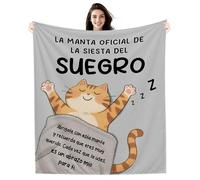 Amorea La Manta Oficial de la Siesta del Suegro Manta para Suegro Cumpleaños Día del Padre Recordatorio