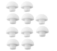 Amortiguadores de asiento de inodoro de cierre suave, 10 unidades, almohadillas de repuesto para tapas ruidosas, kit de juntas para ancianos y discapacitados, dimensiones regulares (10 cojines de
