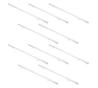 Amosfun 20 Piezas Colgador de Riel para Póster 30cm Tiras de Póster de Pvc, Soporte Multiuso para Mapas y Pancartas en Exposiciones y Aulas