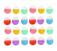 Amosfun 50 Cápsulas Redondas Vacías de Plástico Pp, Bolas para Máquina de Garra y Decoración del Hogar, 47x55mm, 50 Piezas