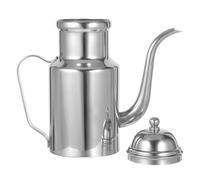 Amosfun Aceitera y Diseño Resistente de Acero Inoxidable para Aceite y Vinagre con Dispensador Práctico para Cocina y Restaurante