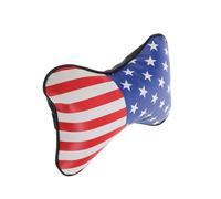 Amosfun Almohada Cervical para Coche Algodón Pp Portátil y Ligera, Cojín Cómodo para Reposacabezas Adecuado para Viajar y Conducir Diseño Único