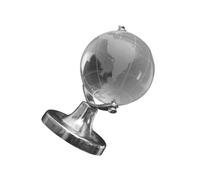 Amosfun Globo Terráqueo de Escritorio de Cristal Práctico y Decorativo para Boda y Tienda Diseño Creativo y Efecto Decorativo Único