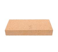 Amosfun Ladrillos Refractarios de Arcilla, Ladrillo Refractario para Chimenea, Aislamiento y Resistencia al Desgaste, Material de Suelo, para Estufas de Leña, Chimeneas y Barbacoas