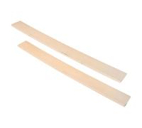 Amosfun Listones de Madera de Pino para Cama King, Soporte Curvado de 49,5x5,3x0,8 Cm, Repuesto 2 Piezas para Somier de Colchón, Base Resistente para Uso en Dormitorio
