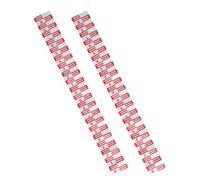 Amosfun Pegatina Indicadora de Nivel de Agua Roja para 2 Piezas Piscina | Película Adhesiva Reflectante E, Marcado Preciso del Nivel, Uso en Piscina Interior y Jardín