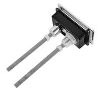 Amosfun Pulsador Rectangular Abs para Cisterna de Inodoro, Doble Descarga
