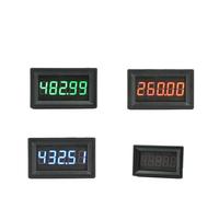 Amperímetro digital de 5 bits de alta precisión CC ± 1A, 3A, 5A, 10A, 50A, LED, medidor de corriente de carga y descarga, comprobador de amperaje, derivación(BLUE,0-999.99mA 1A)