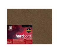 Ampersand Art Supply Panel de pintura de madera de tablero duro: Serie de museos Hardbord, 11 "x14", marrón