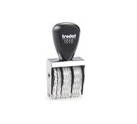 Ampolla Trodat Dater 1010 Classic - Tinta separada - Tamaño de impresión 4 x 26 mm B1094 - Fecha en francés - Sello negro