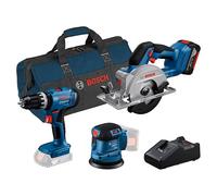 AMPShare 18V Juego de máquinas (18 V, 1 batería, 4 Ah, 6 pzs.)