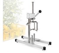 AMQYDT Pelador Manual De Cítricos, Máquina Peladora De Naranjas, Mecanismo De Triple Costura, Máquina Peladora De Naranjas con Manivela para Mandarinas, Naranjas Y Limones