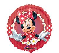 Amscan 2481301 - Globo de aluminio estándar Minnie Mouse, aprox. 43 cm, cumpleaños, decoración, globo de helio