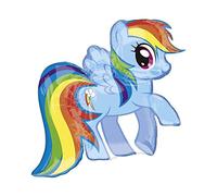 Amscan Globo de aluminio Super Shape My Little Pony – 71 x 68 cm, 40 litros, globo de helio