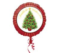 Amscan 3286501 - Globo de helio estándar (43 cm de diámetro), diseño navideño