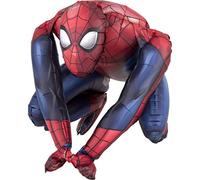 Amscan 3819401 - Globo hinchable Spiderman, tamaño 38 x 38 cm, cumpleaños, decoración