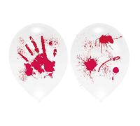 Amscan 9901843 Bloody Hands - Globo LED de látex, 28 cm
