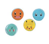 Amscan 9917127 - Bolas hinchables de Pokémon para fiestas de cumpleaños infantiles, paquete de 4