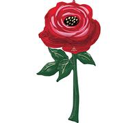 amscan Anagram 4370401 - Globo de papel de aluminio Airloonz pintado para el día de San Valentín, 62 pulgadas, multicolor, talla única